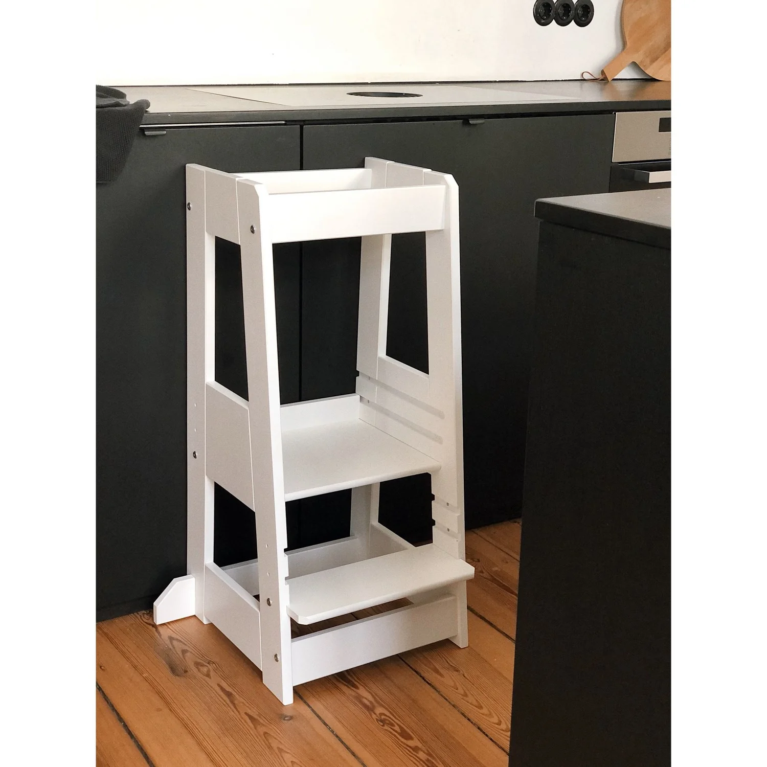tiSsi® White Laquer Felix Læringstårn Massiv Bøg - Image 7