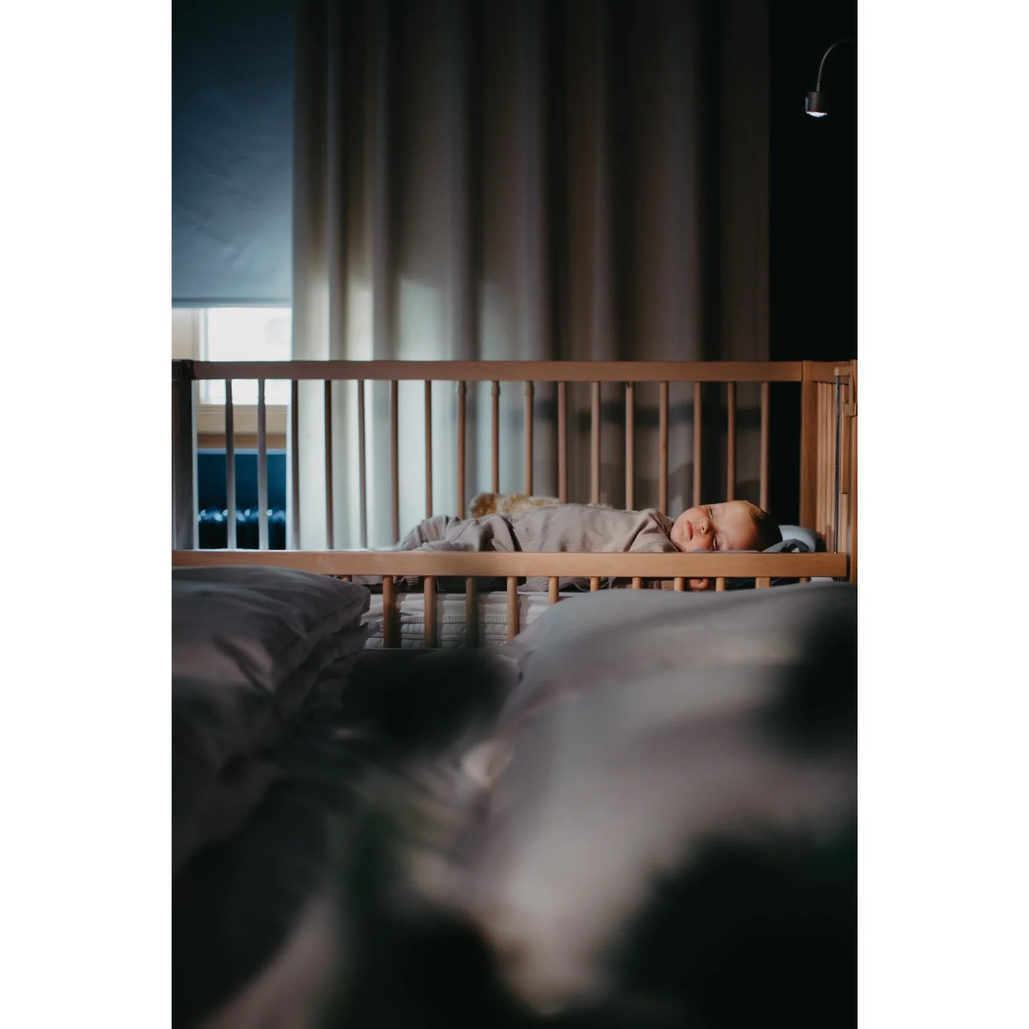 tiSsi® Nature Hajo Bedside Crib Massiv Bøg - Image 5