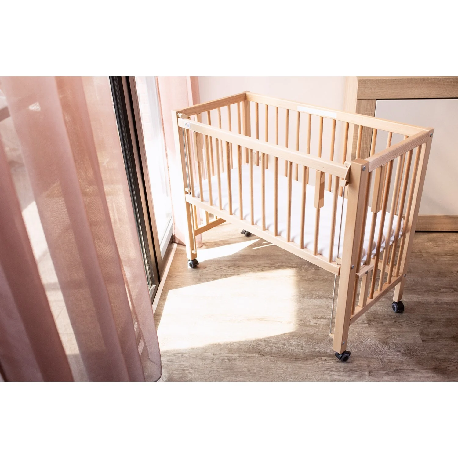tiSsi® Nature Maxi Bedside Crib Massiv Bøg - Image 2