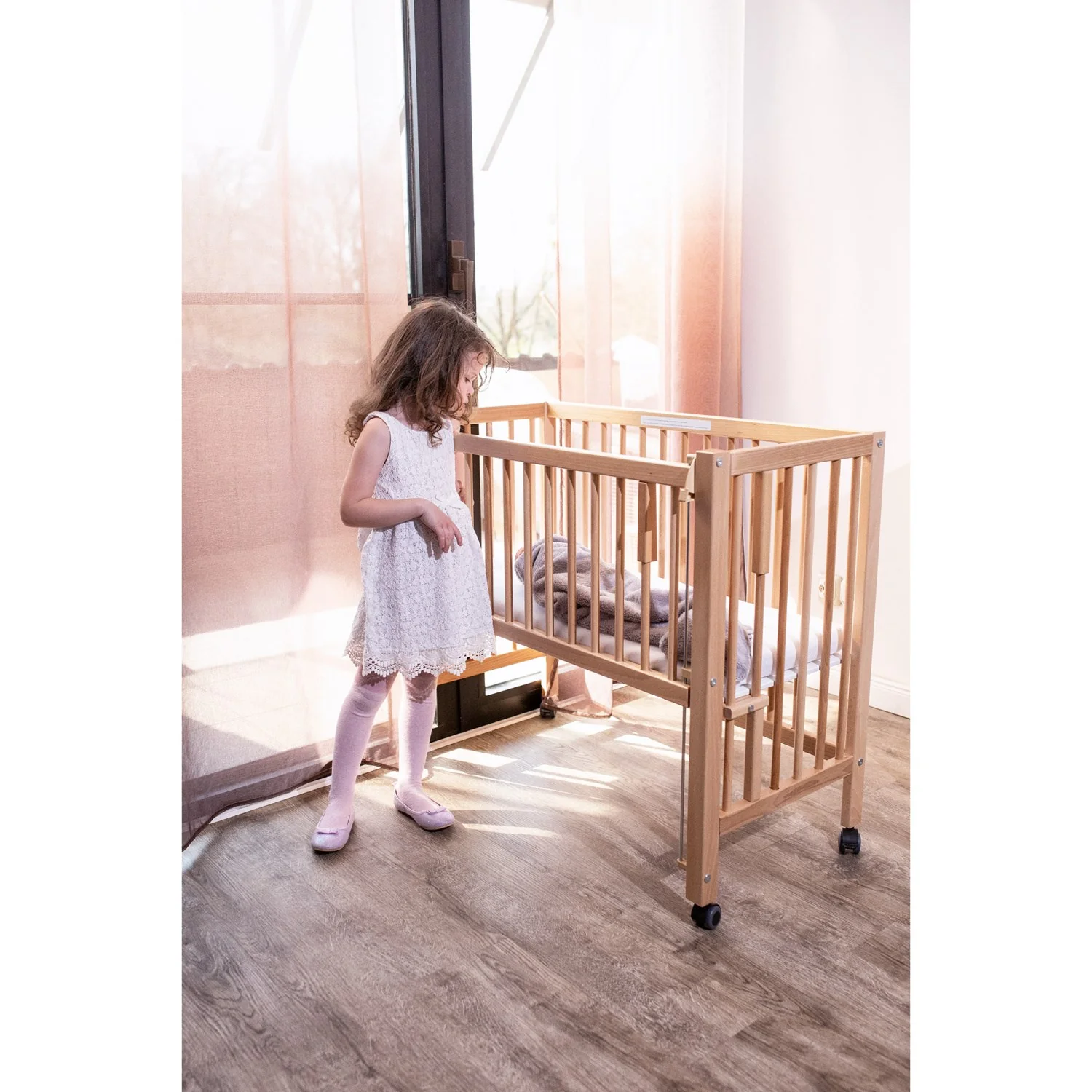 tiSsi® Nature Maxi Bedside Crib Massiv Bøg - Image 5