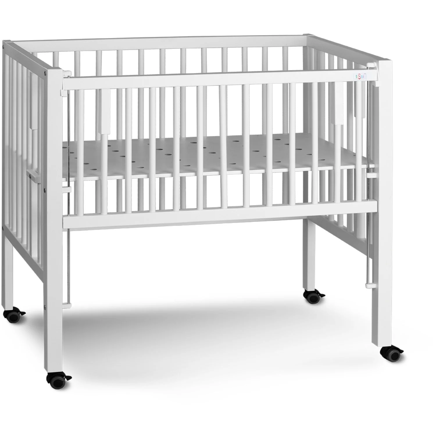 tiSsi® White Laquer Maxi Børneseng Massiv Bøg - Image 11