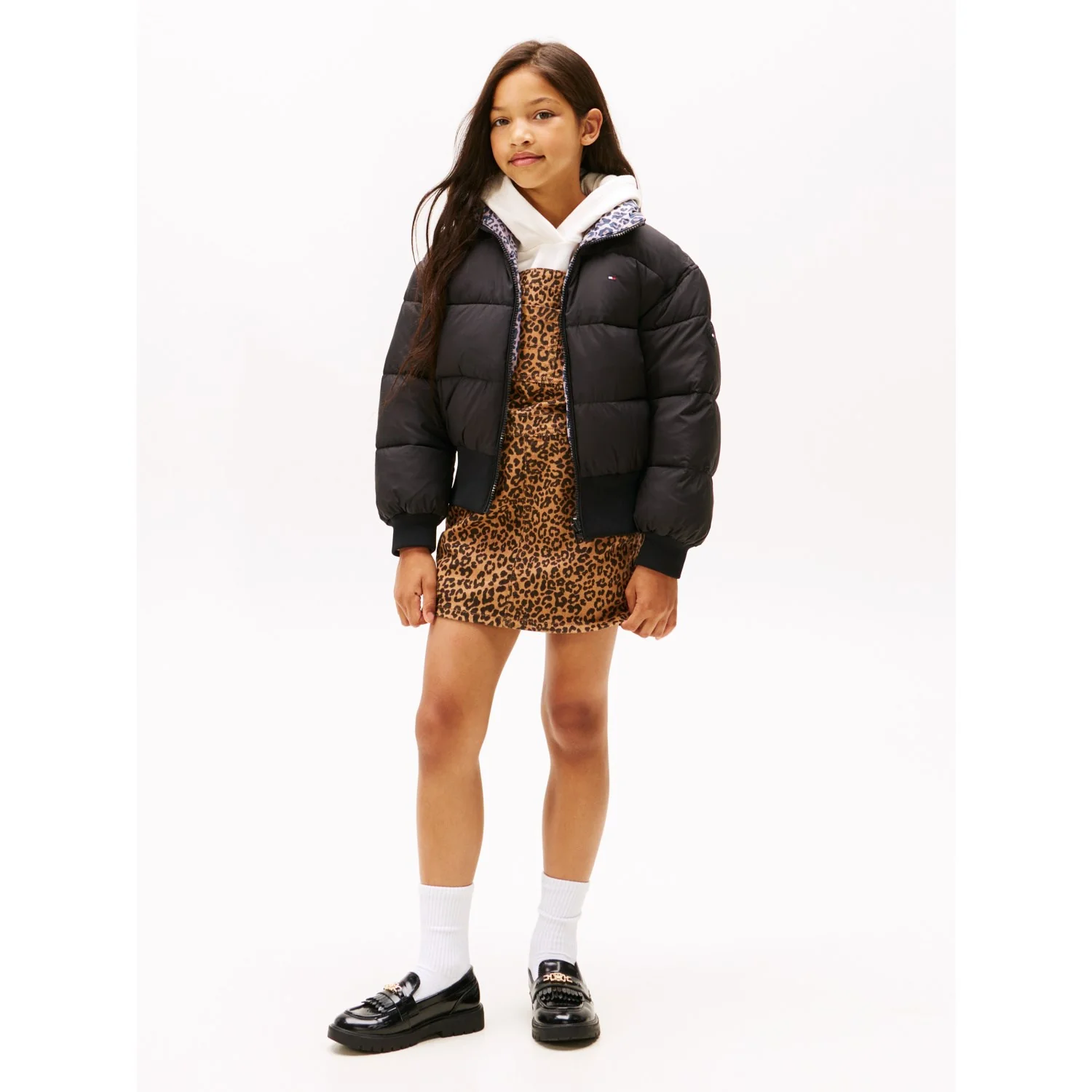 Tommy Hilfiger Black Aop Vendbar Puffer Bomber - Image 5