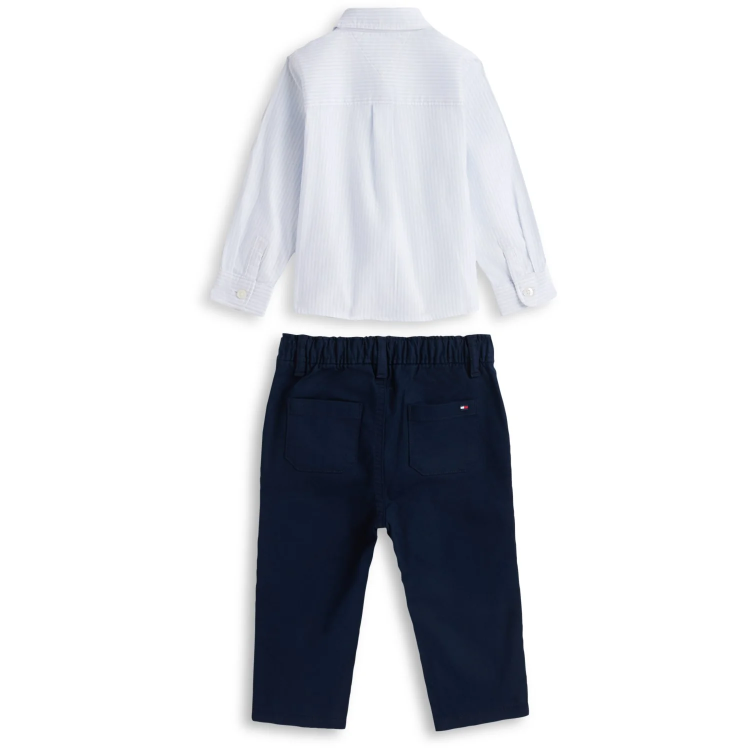 Tommy Hilfiger Dark Night Navy Baby Ithaca Skjorte Sæt Giftbox - Image 2