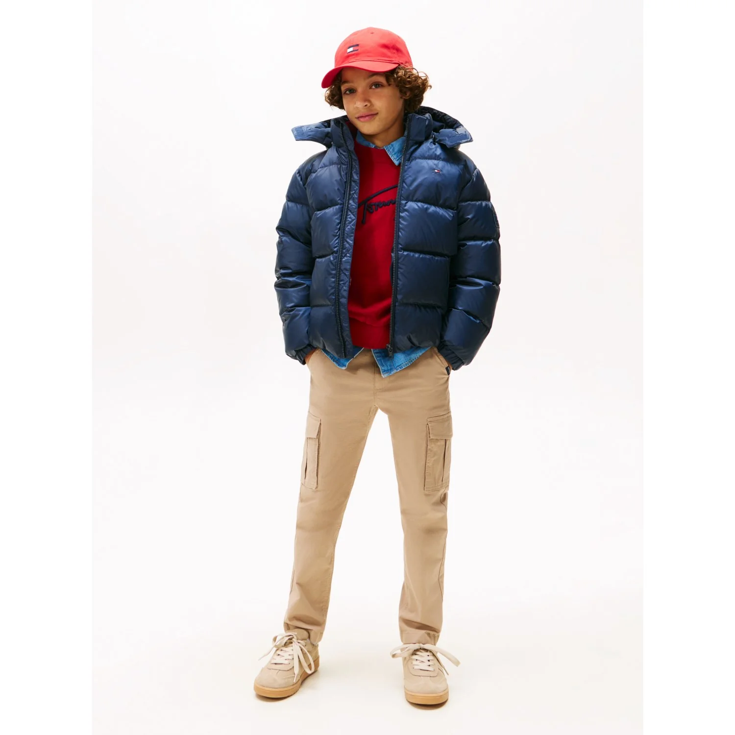 Tommy Hilfiger Dark Night Navy Essential Down Jakke - Image 10