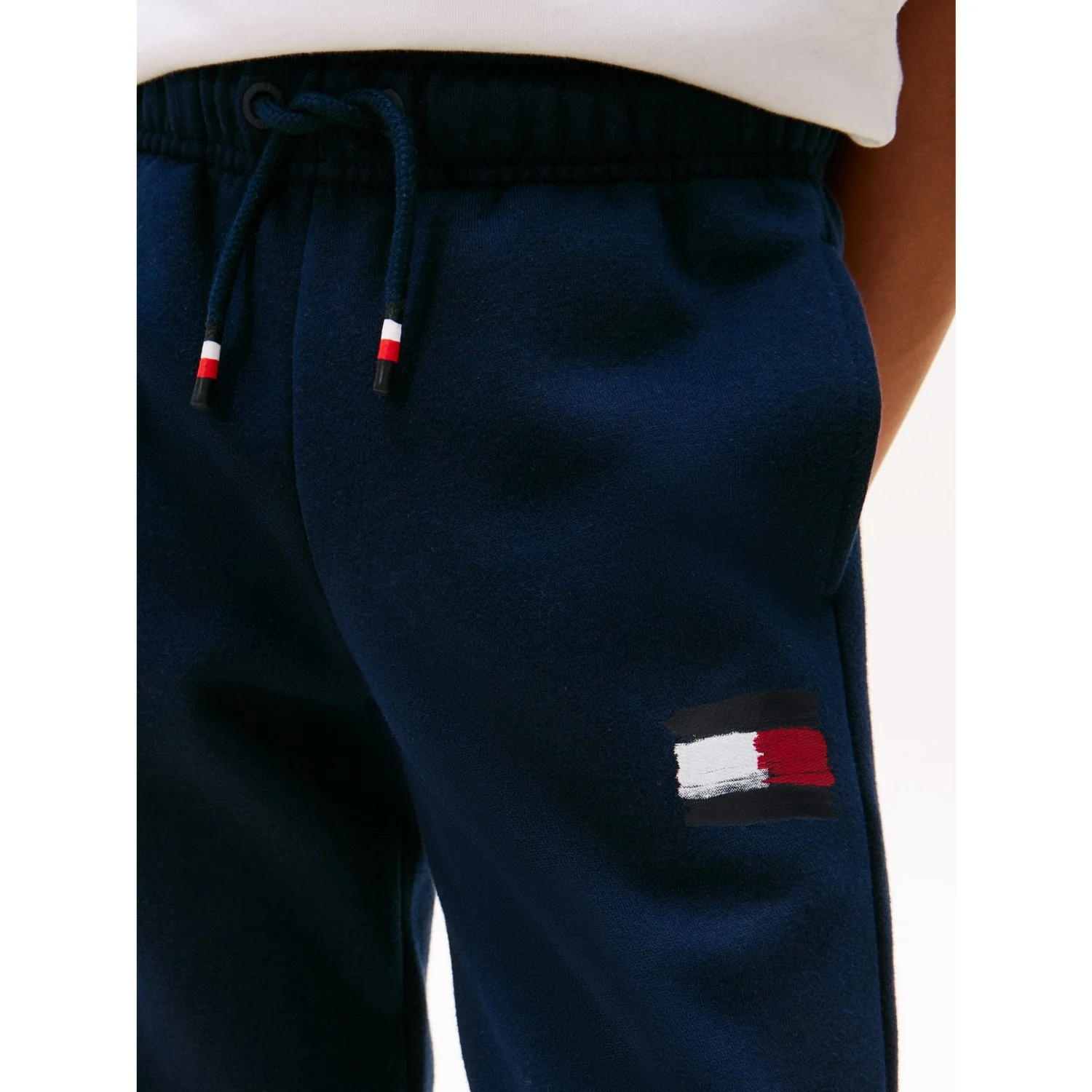 Tommy Hilfiger Dark Night Navy Flag Sweatpants - Image 5