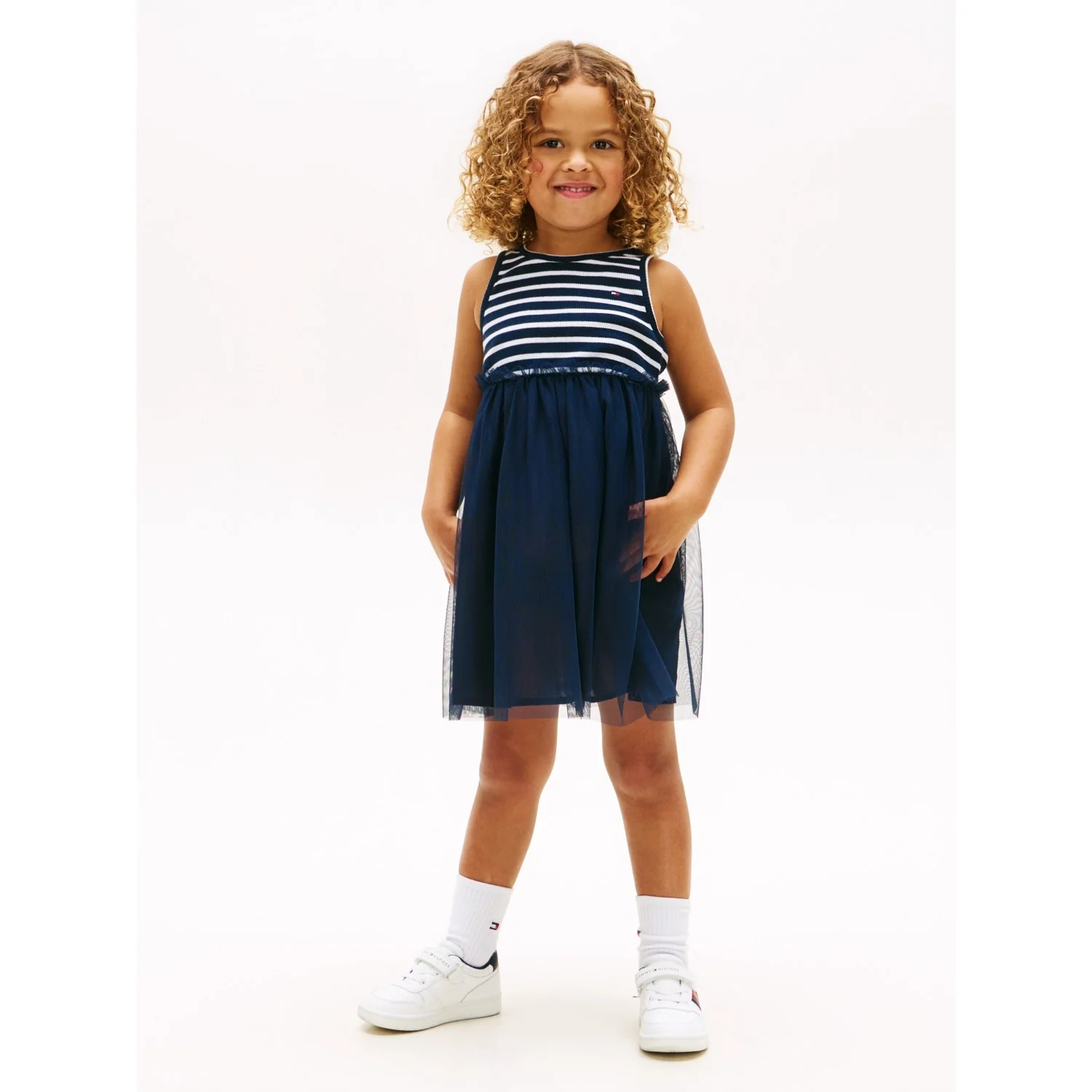 Tommy Hilfiger Dark Night Navy Lg Combi Tyl Kjole - Image 2