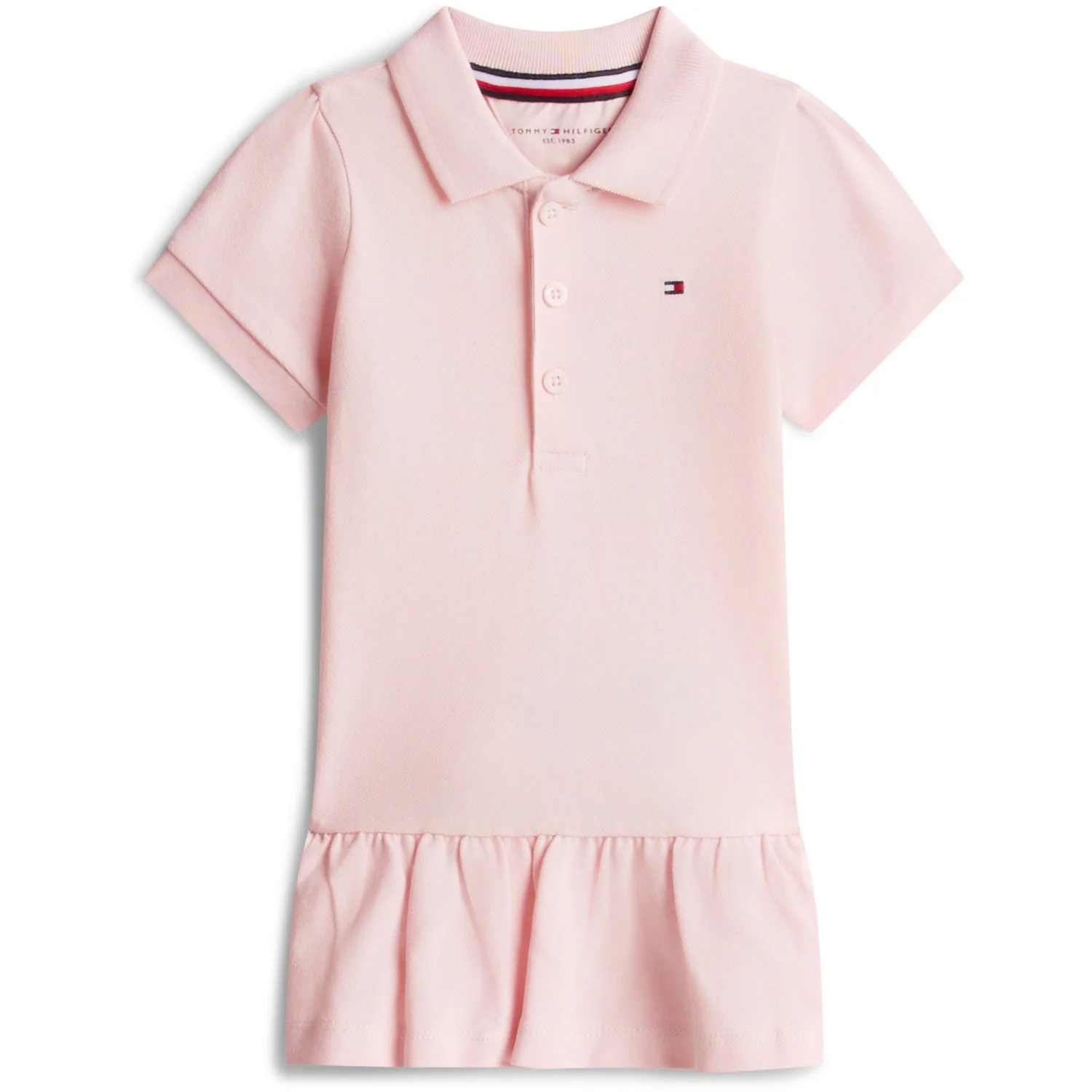 Tommy Hilfiger Precious Pink Pique Polo Kjole Ss