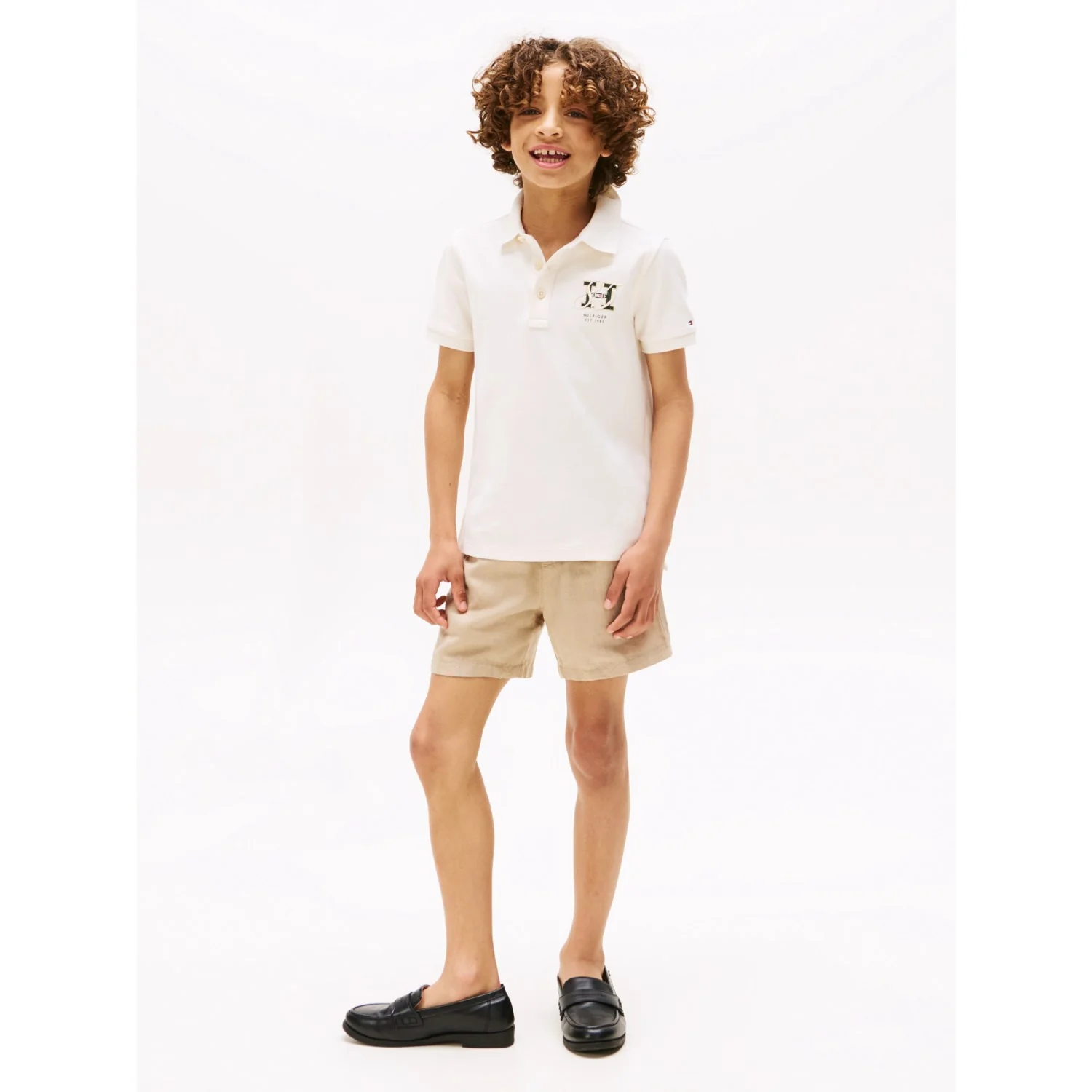 Tommy Hilfiger Sandalwood Hør Viscose Shorts - Image 2