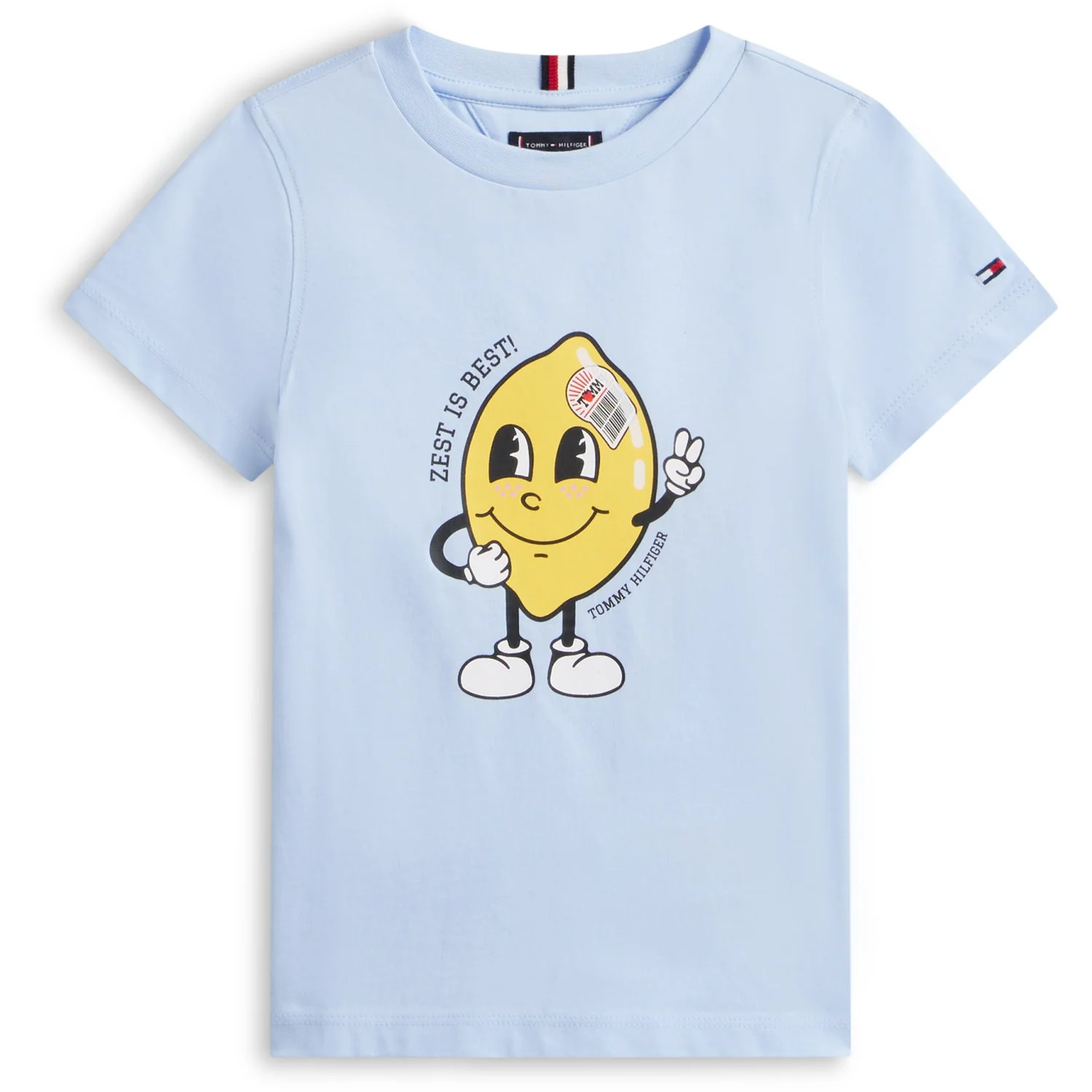 Tommy Hilfiger Sweet Blue Lb Fun Print Graphic T-Shirt