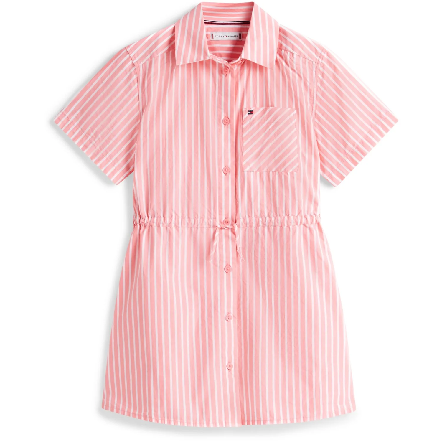 Tommy Hilfiger Tropical Blush Stripes Poplin Stripes Skjorte Kjole - Image 6