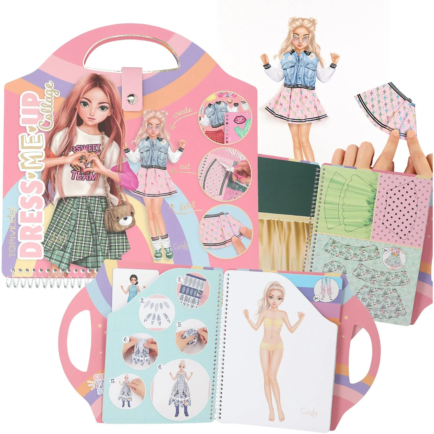 TOPModel Dress Me Up Collage Bog
