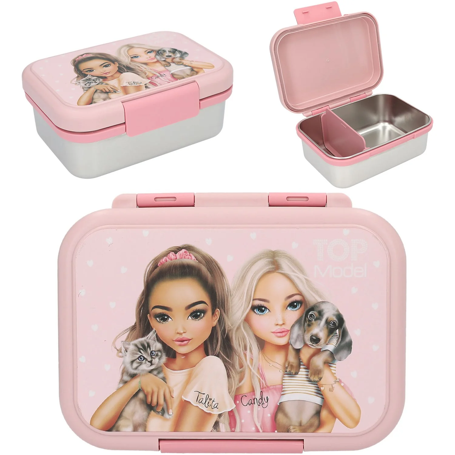 TOPModel Pink Madkasse Rustfrit Stål
