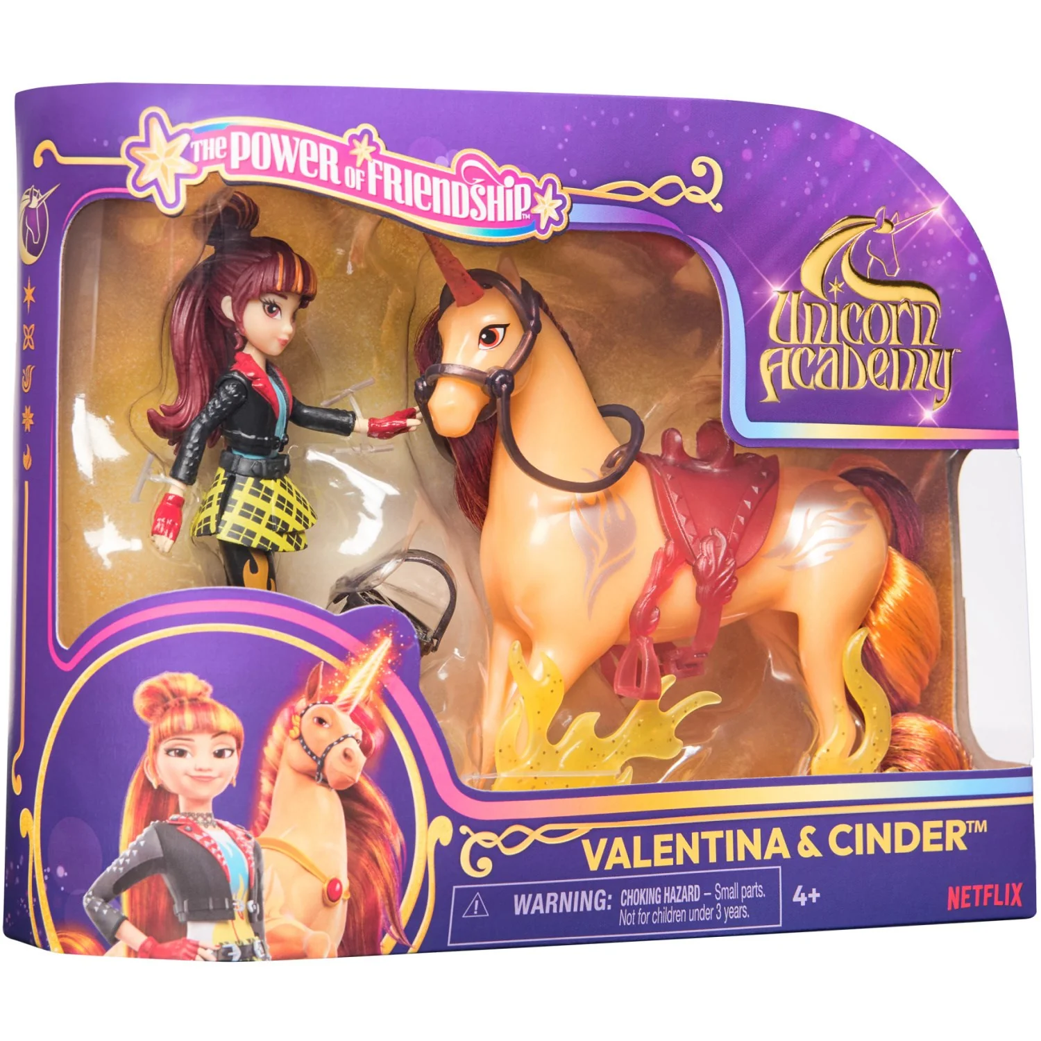 Unicorn Academy Uca Dukke & Enhjørning V2 Valentina & Cinder - Image 3