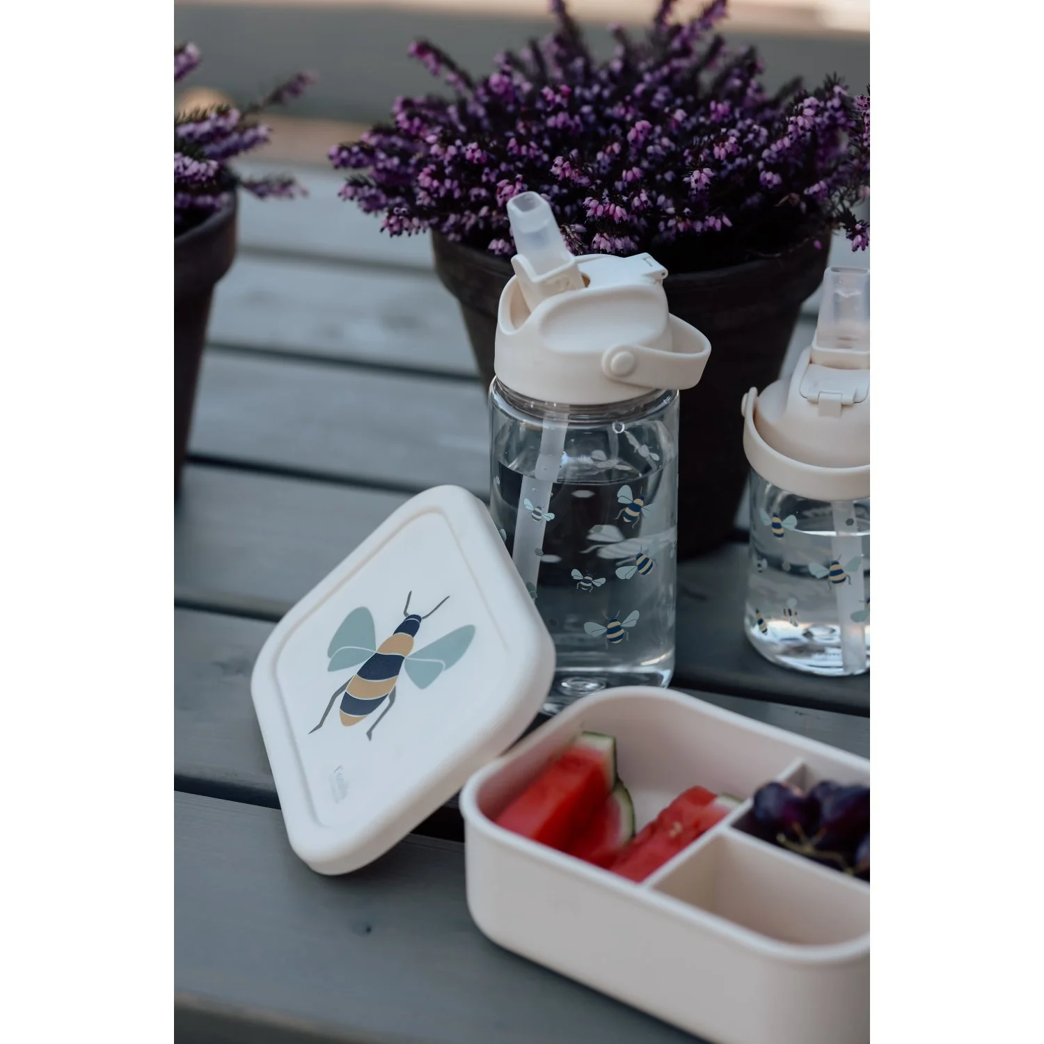 Vanilla COPENHAGEN Honeybee Happy Madkasse - Silicone - Image 3
