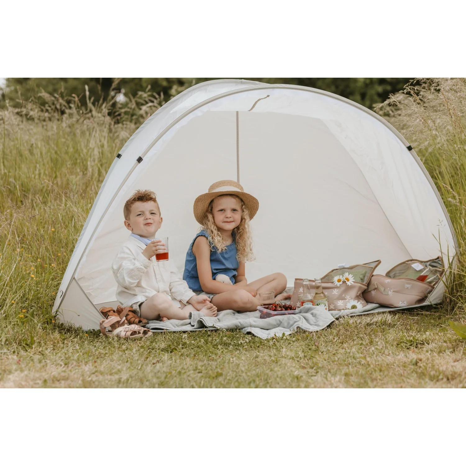 Vanilla COPENHAGEN Oyster Grey Pop-Up Telt Family - Image 3