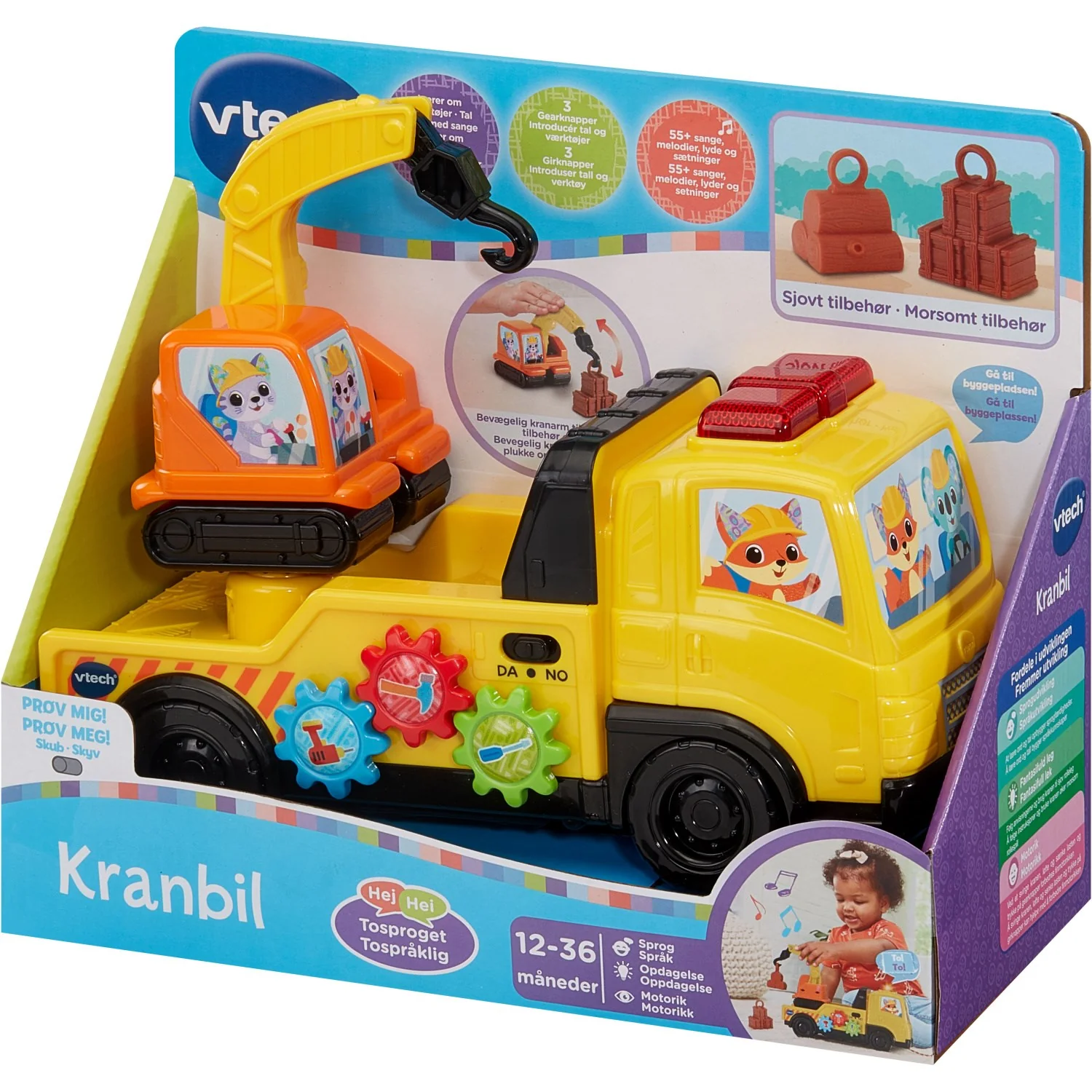 Vtech Bygge Venner Lastbil Dk/No - Image 2