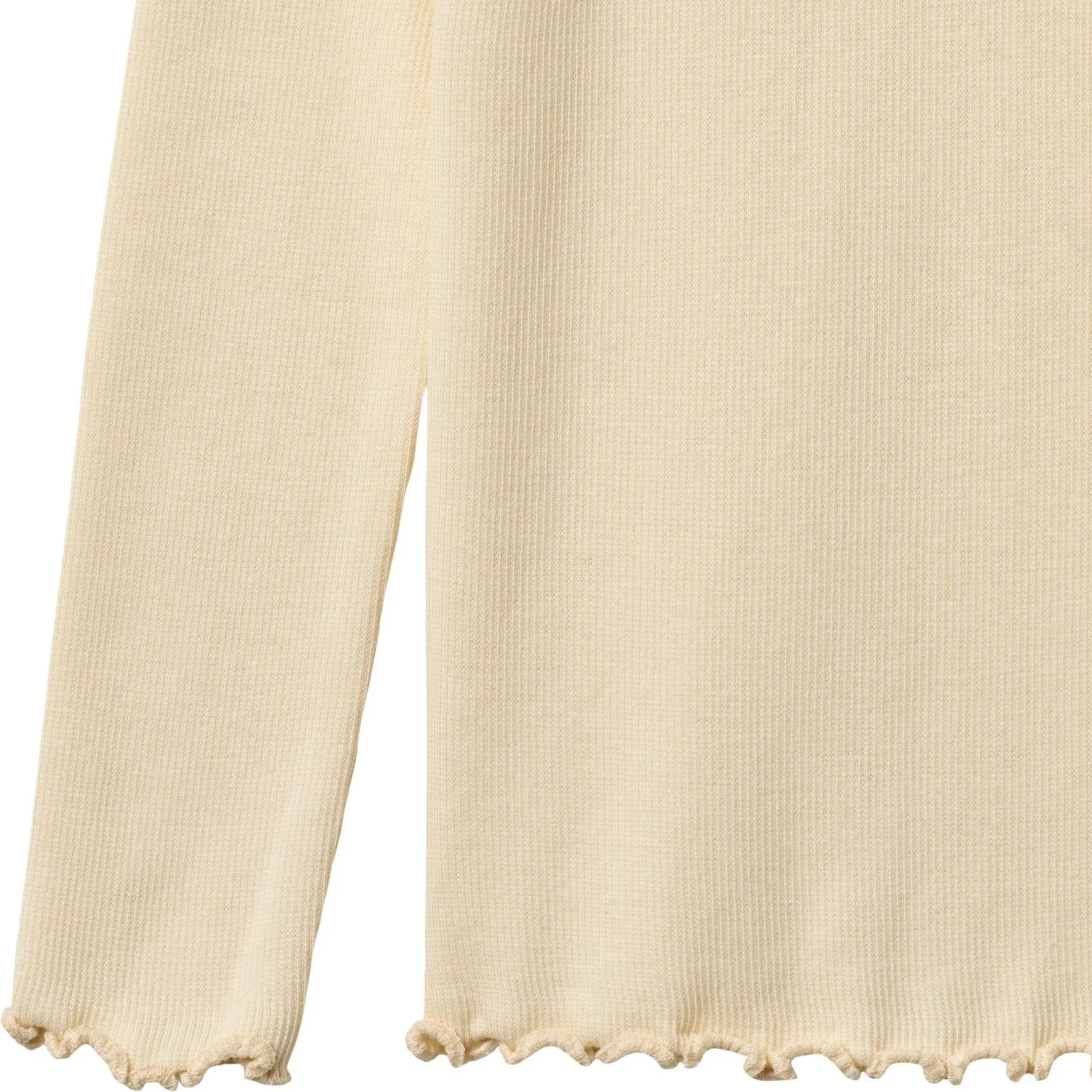 Wheat Barely Apricot Rib Bluse L/S Reese - Image 2