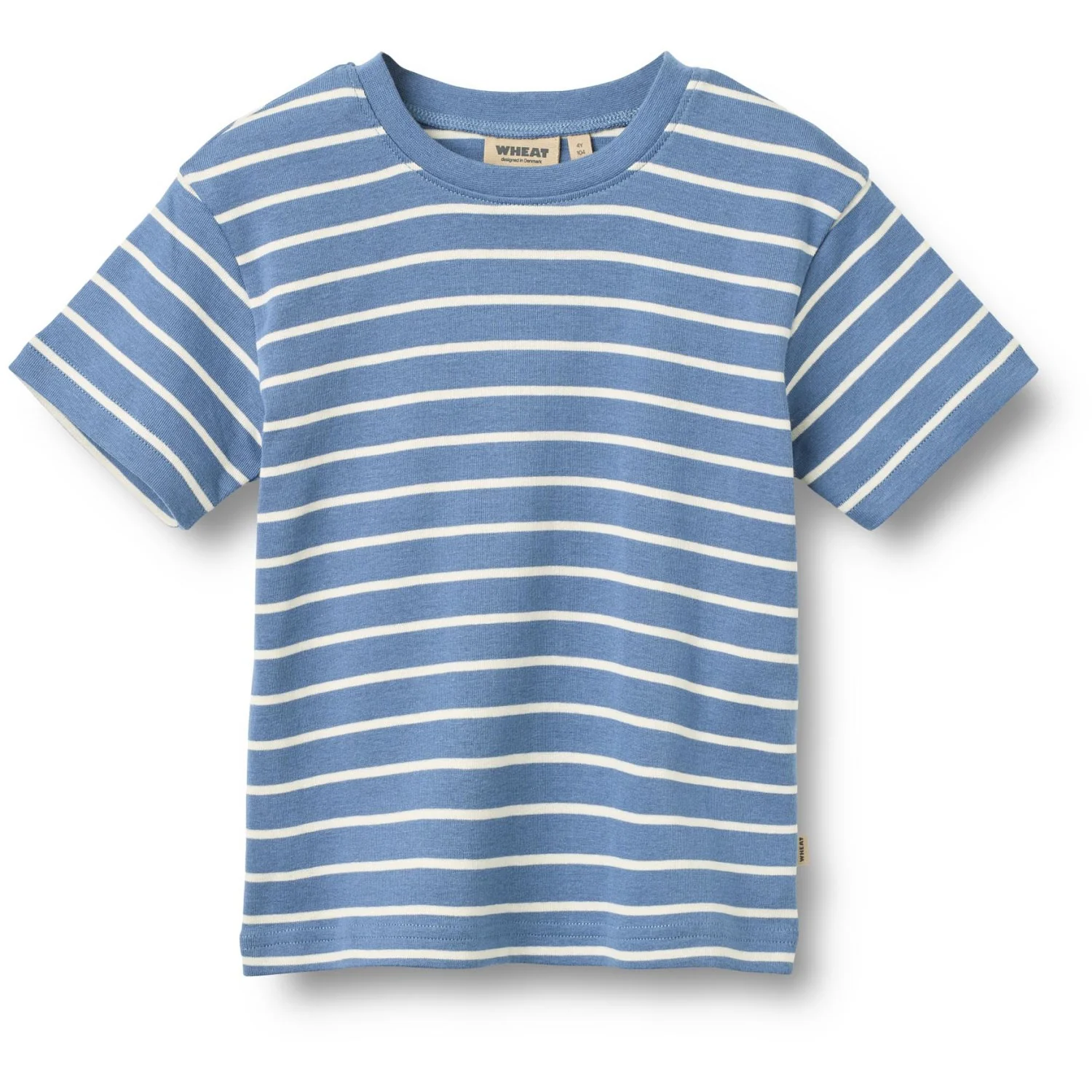Wheat Blue Stripe T-shirt S/S Fabian
