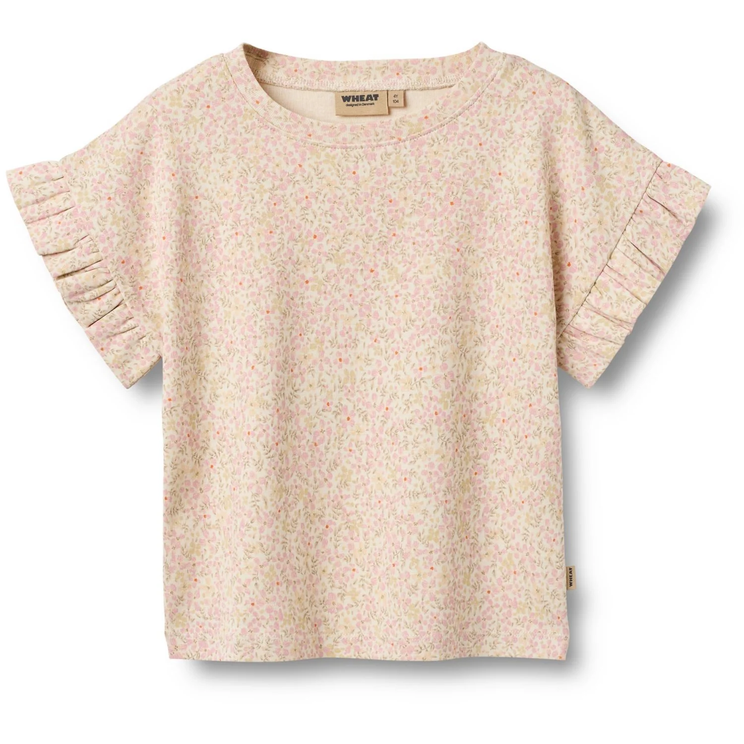 Wheat Coral Flowers Sæt T-shirt & Shorts Ally - Image 2