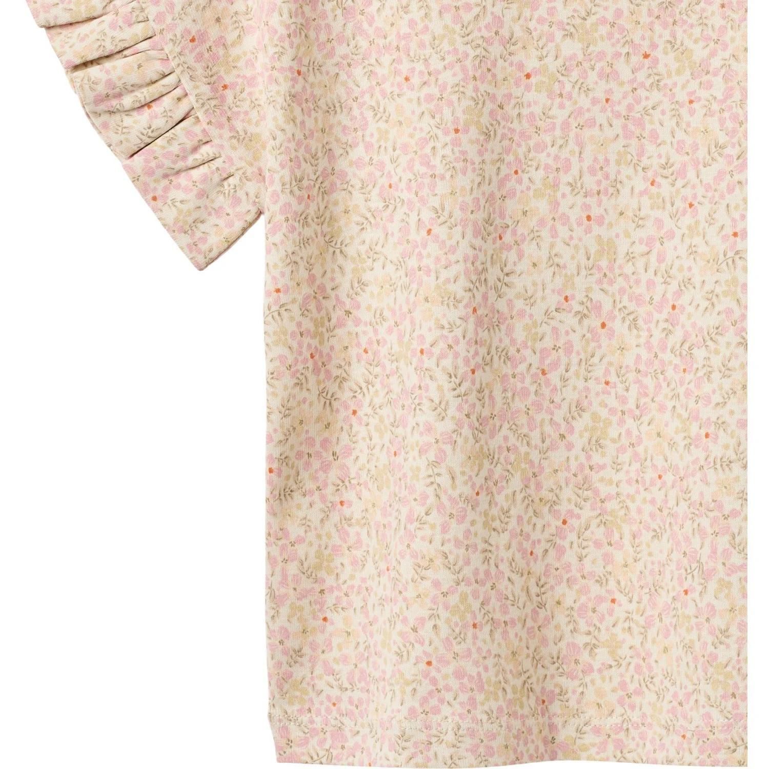 Wheat Coral Flowers T-shirt S/S Ally - Image 2