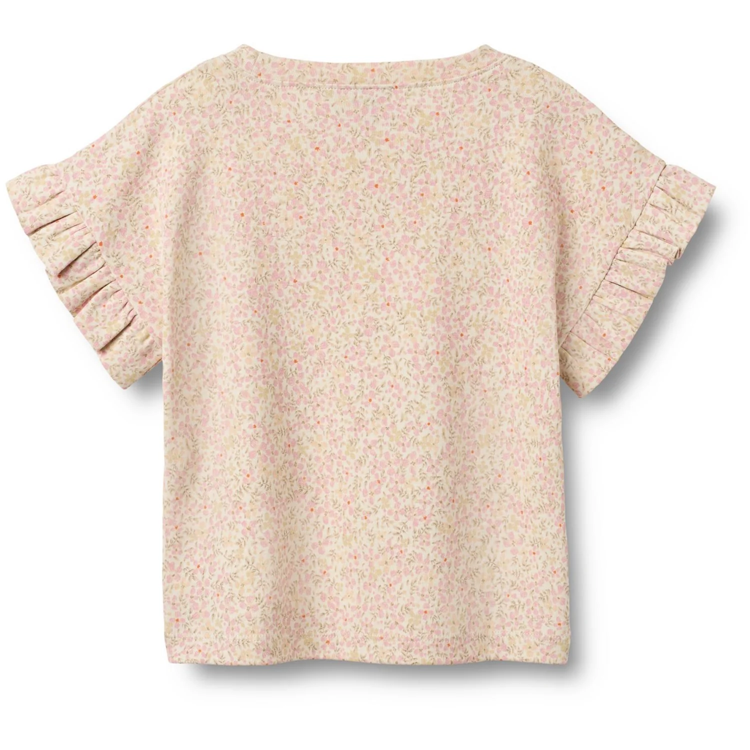 Wheat Coral Flowers T-shirt S/S Ally - Image 3