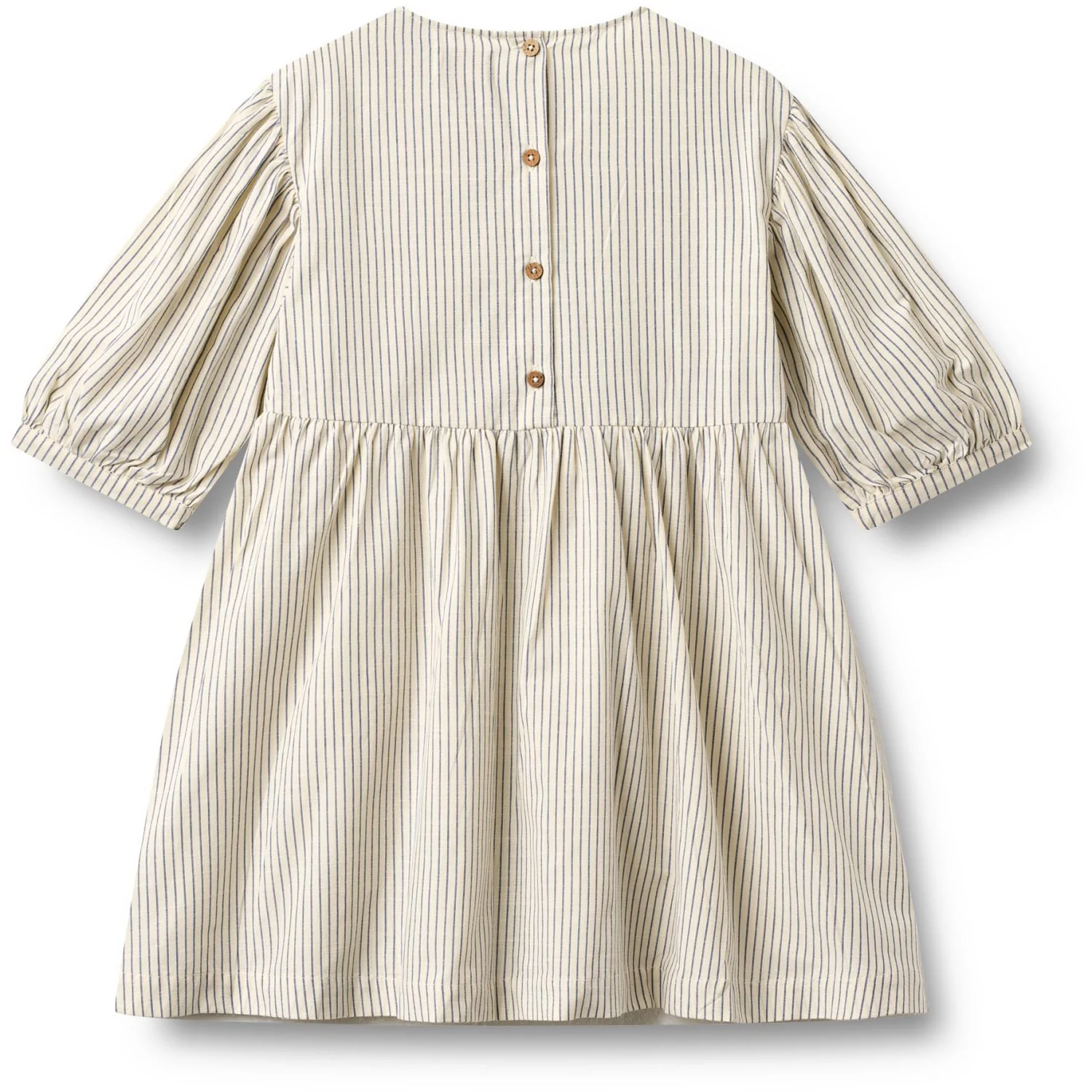 Wheat Dark Blue Stripe Kjole 3/4 Sleeve Magda - Image 4