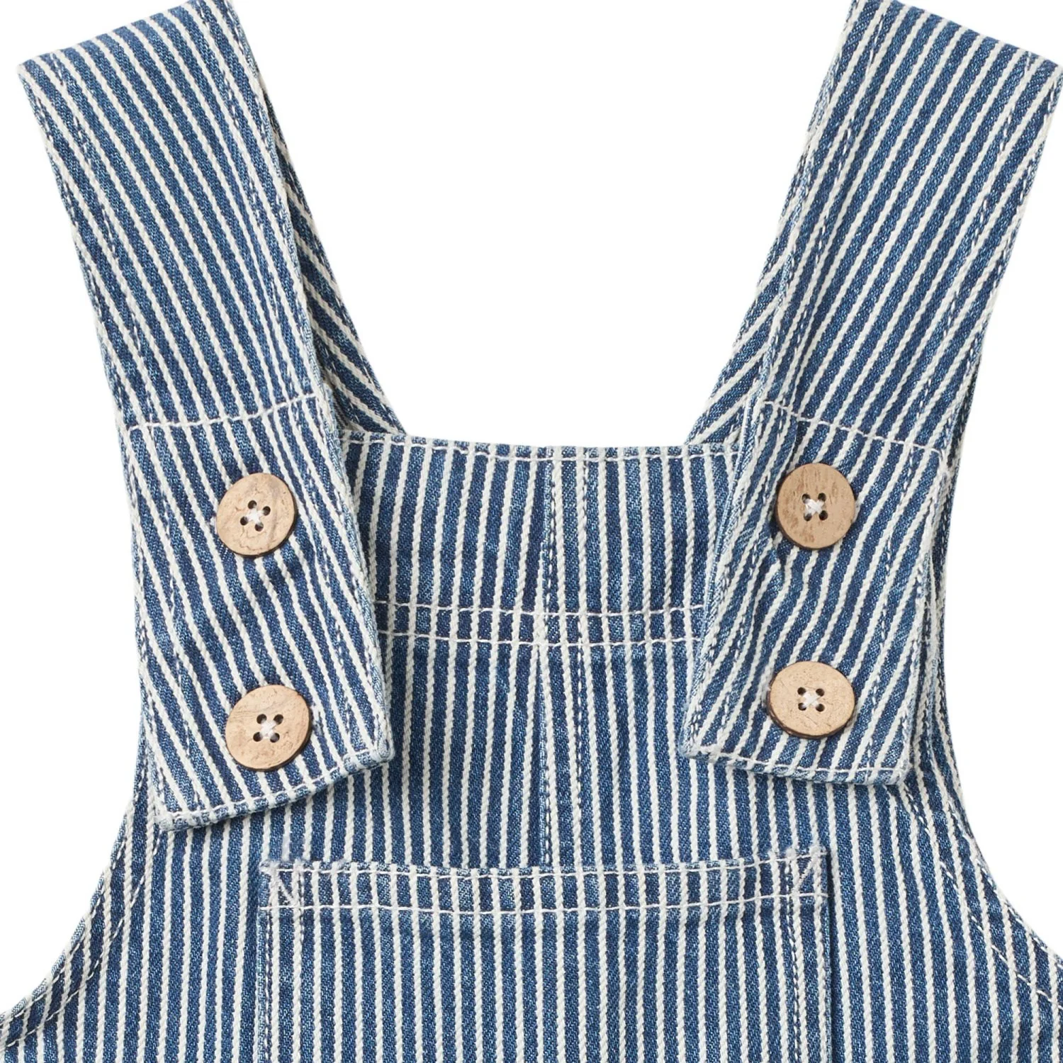 Wheat Denim Stripe Overall Ivan - Image 2