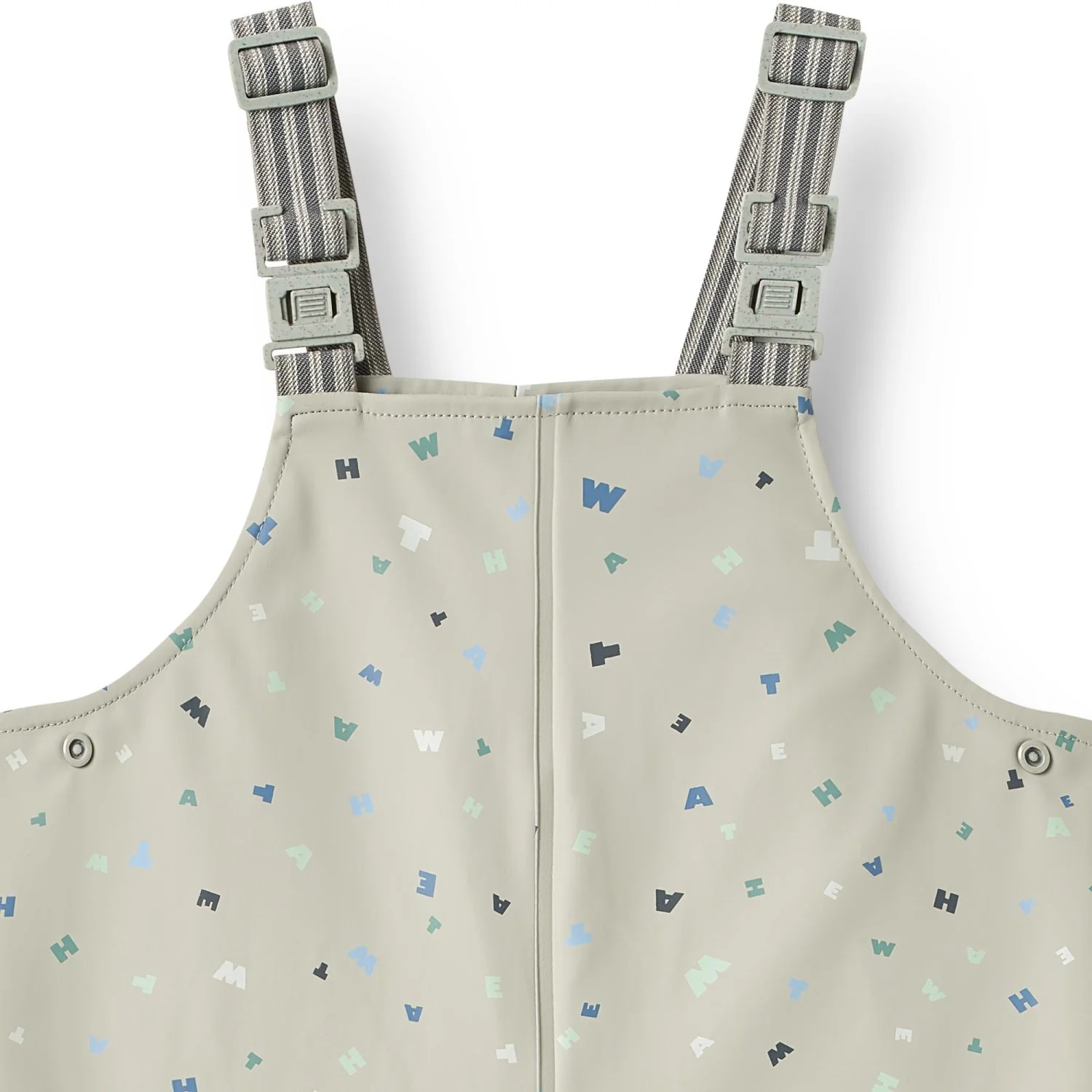 Wheat Light Flint Letters Regntøj Charlo Overall - Image 2