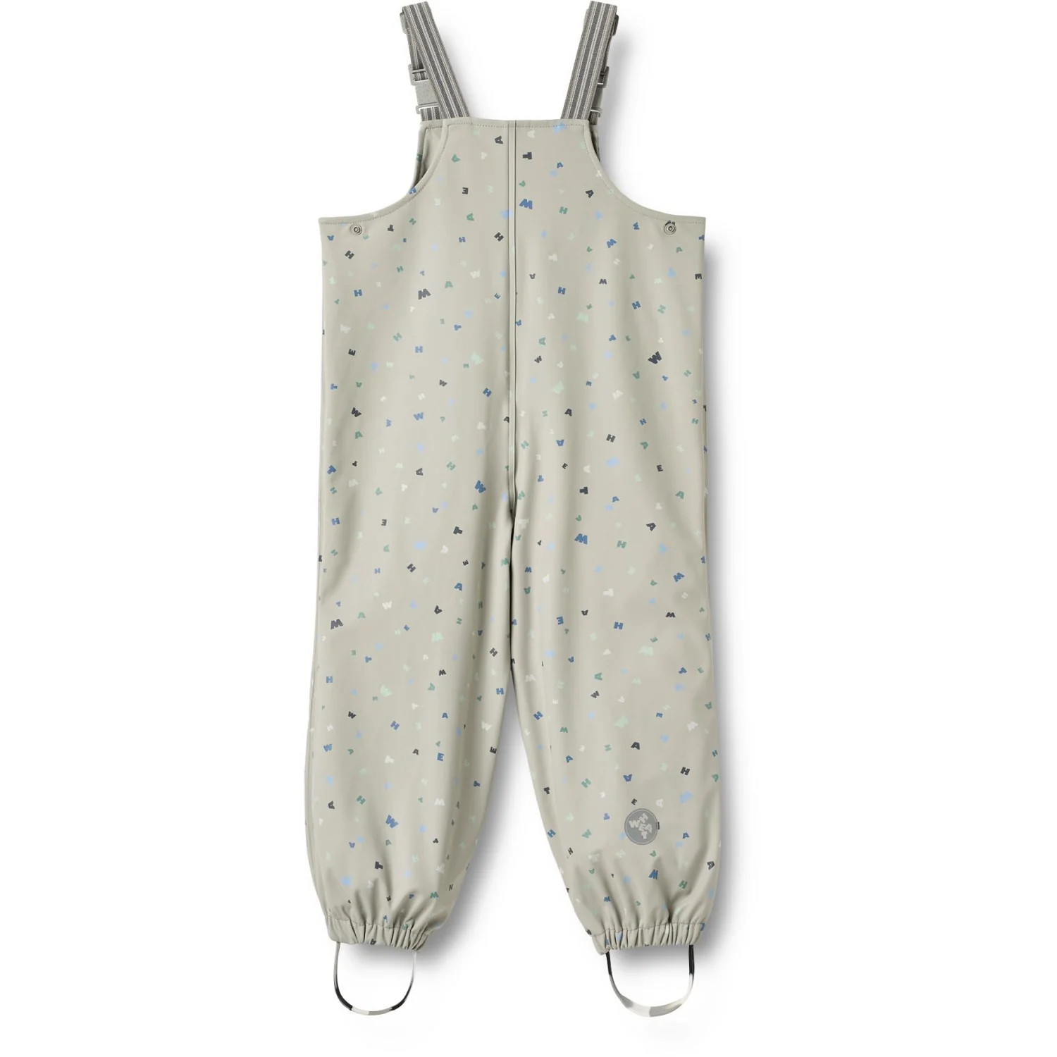 Wheat Light Flint Letters Regntøj Charlo Overall - Image 3