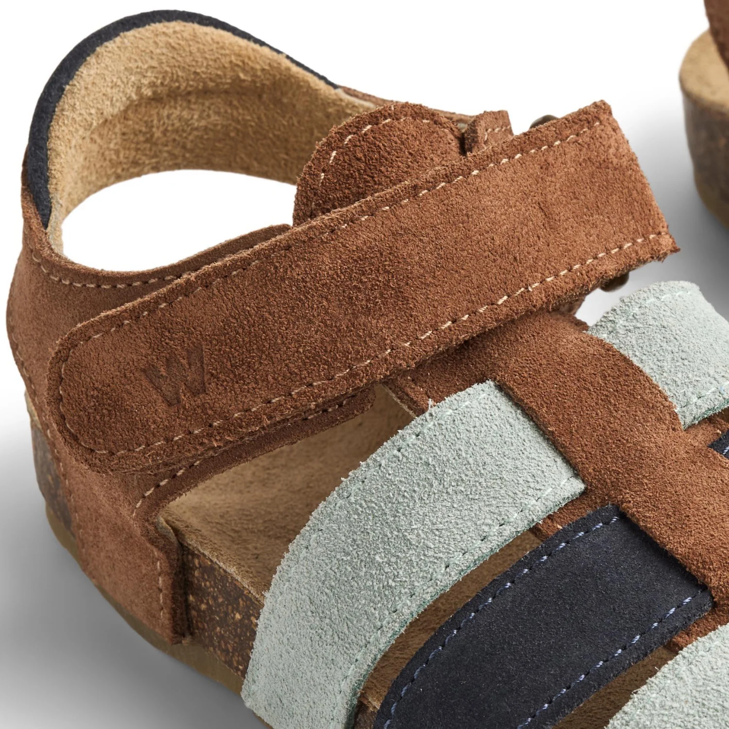 Wheat Navy Teal Water Sandal Izzy - Image 3