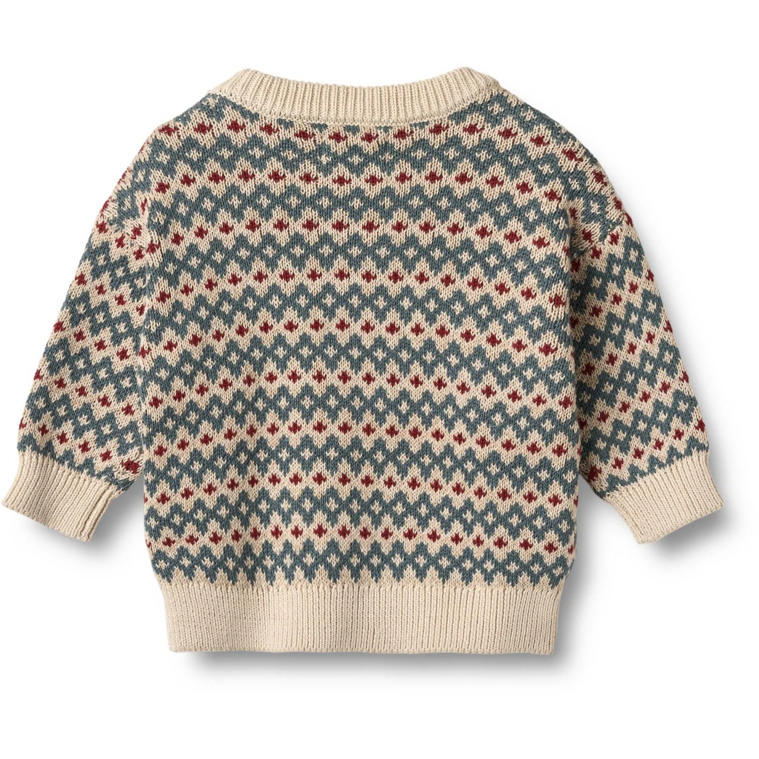 Wheat Offwhite Jacquard Pullover Harlow - Image 2