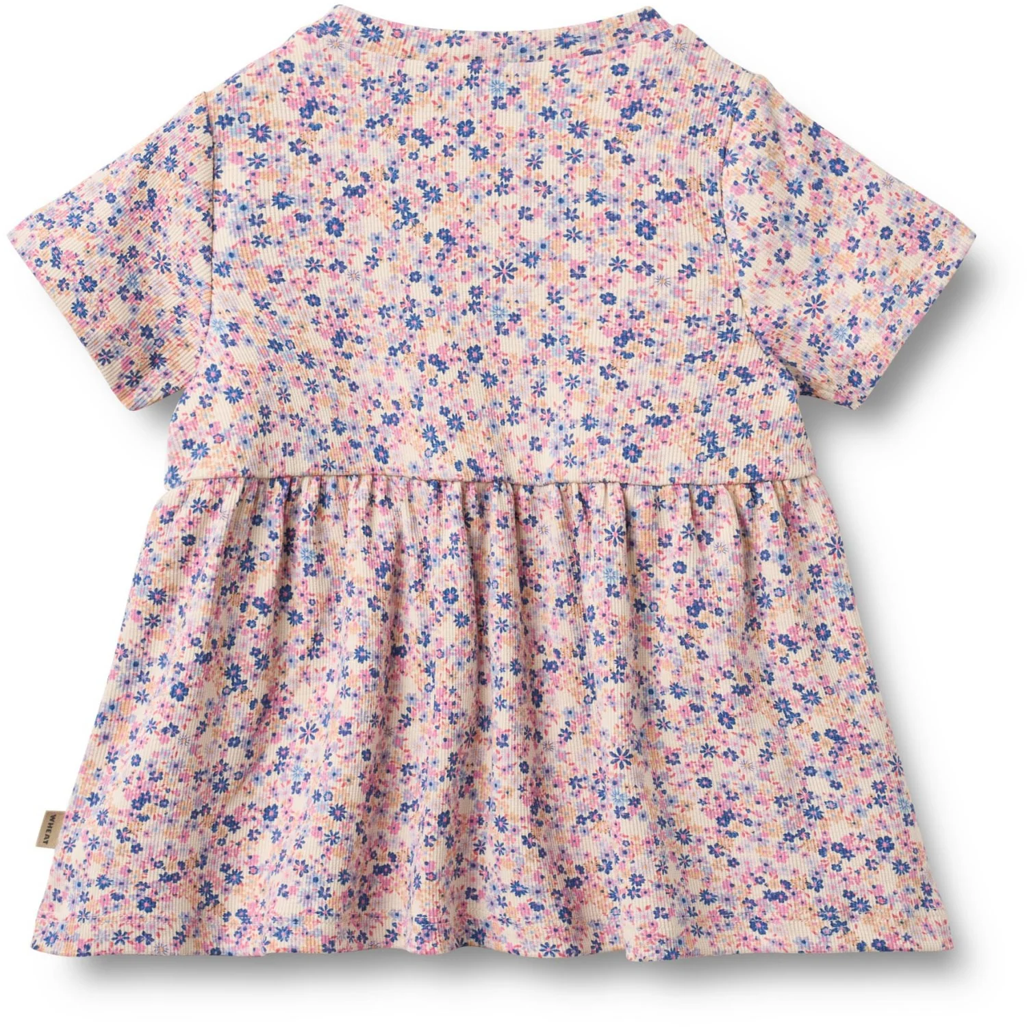 Wheat Pink Blue Flowers Jersey Kjole Anna - Image 3