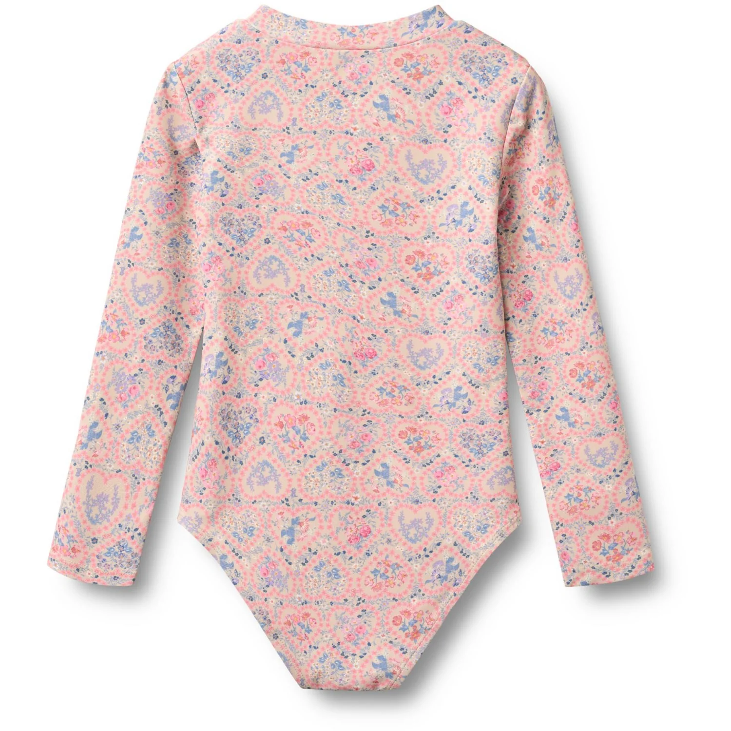 Wheat Pink Heart Flowers Badedragt L/S Margot - Image 4