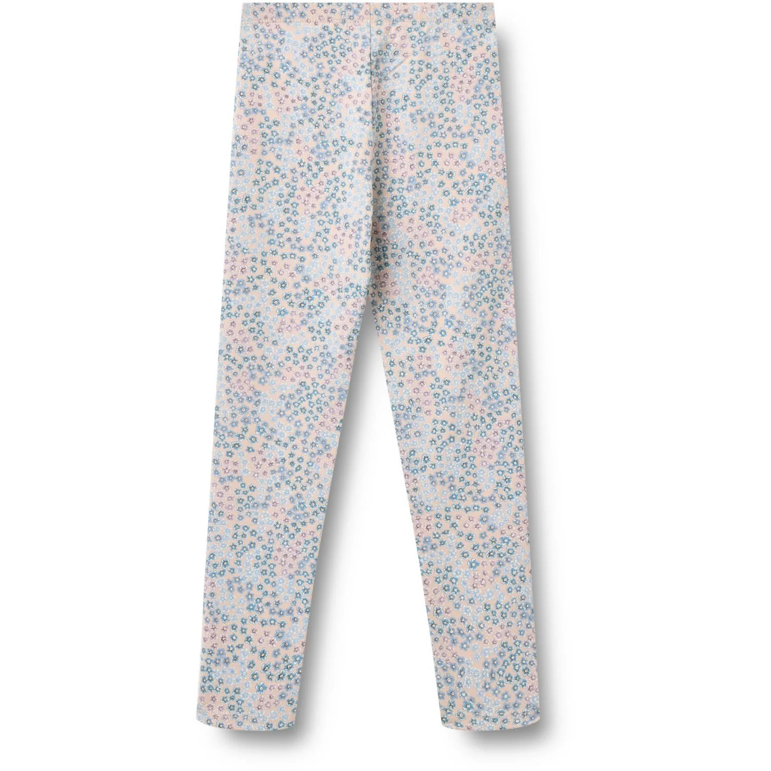Wheat Powder Blue Flowers Jersey Leggings Jules - Image 3