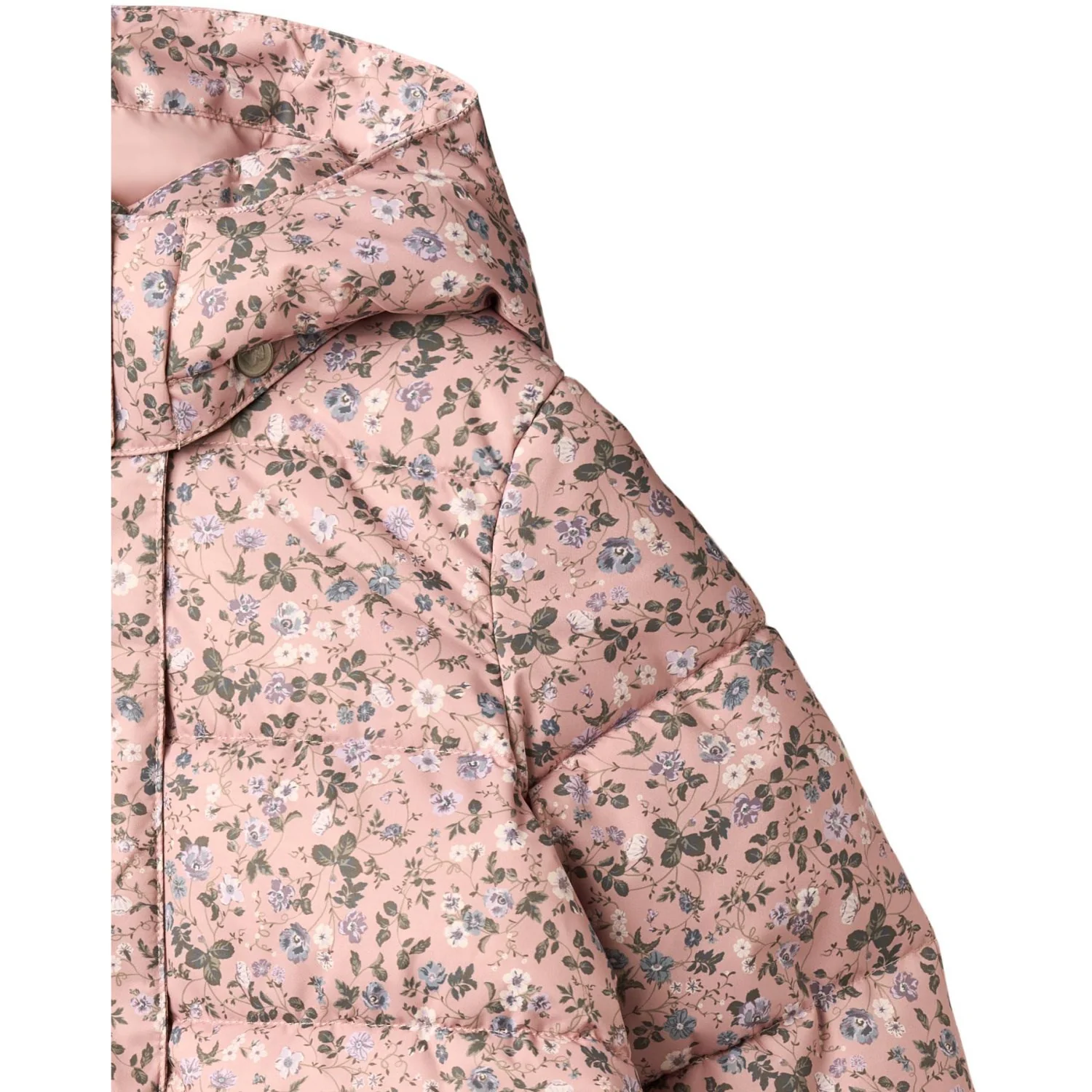 Wheat Rose Powder Flowers Puffer Frakke Yrsa - Image 5