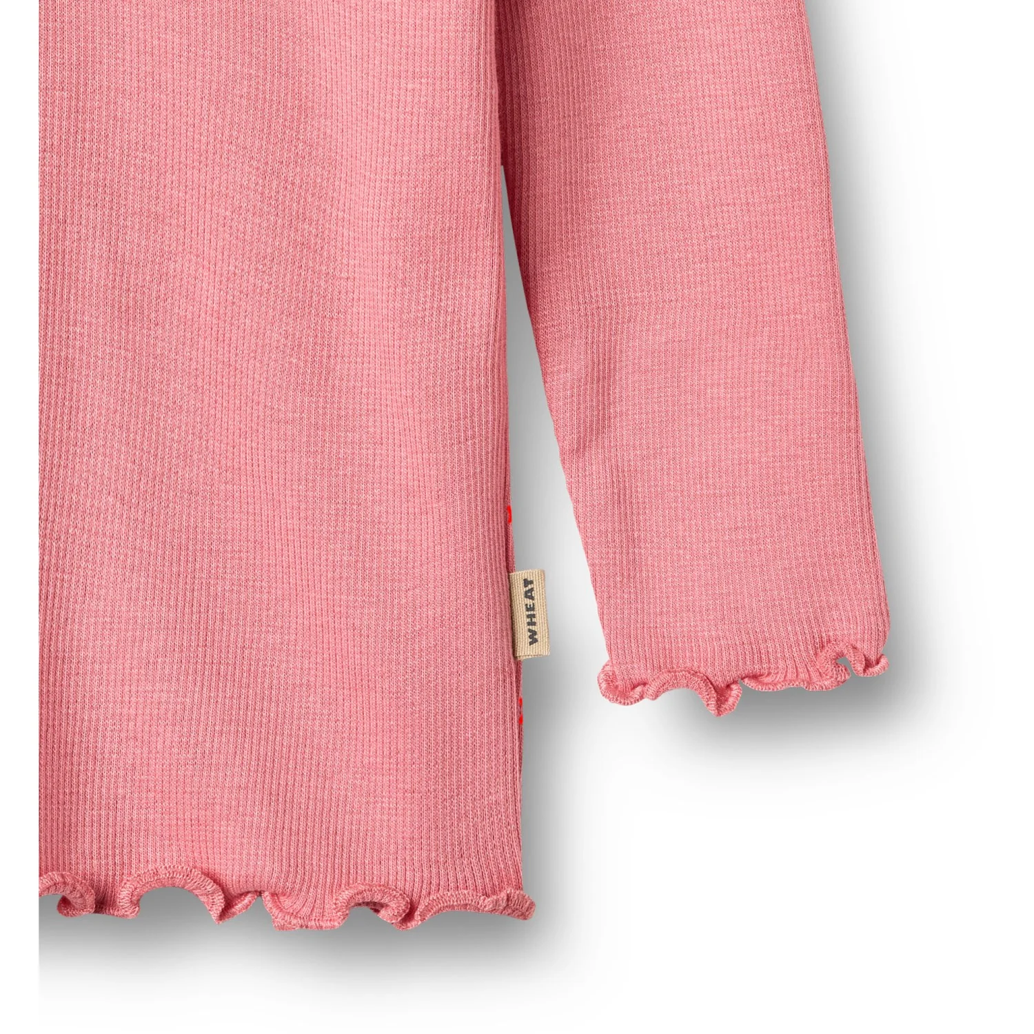 Wheat Soft Pink Rib Bluse Reese - Image 5