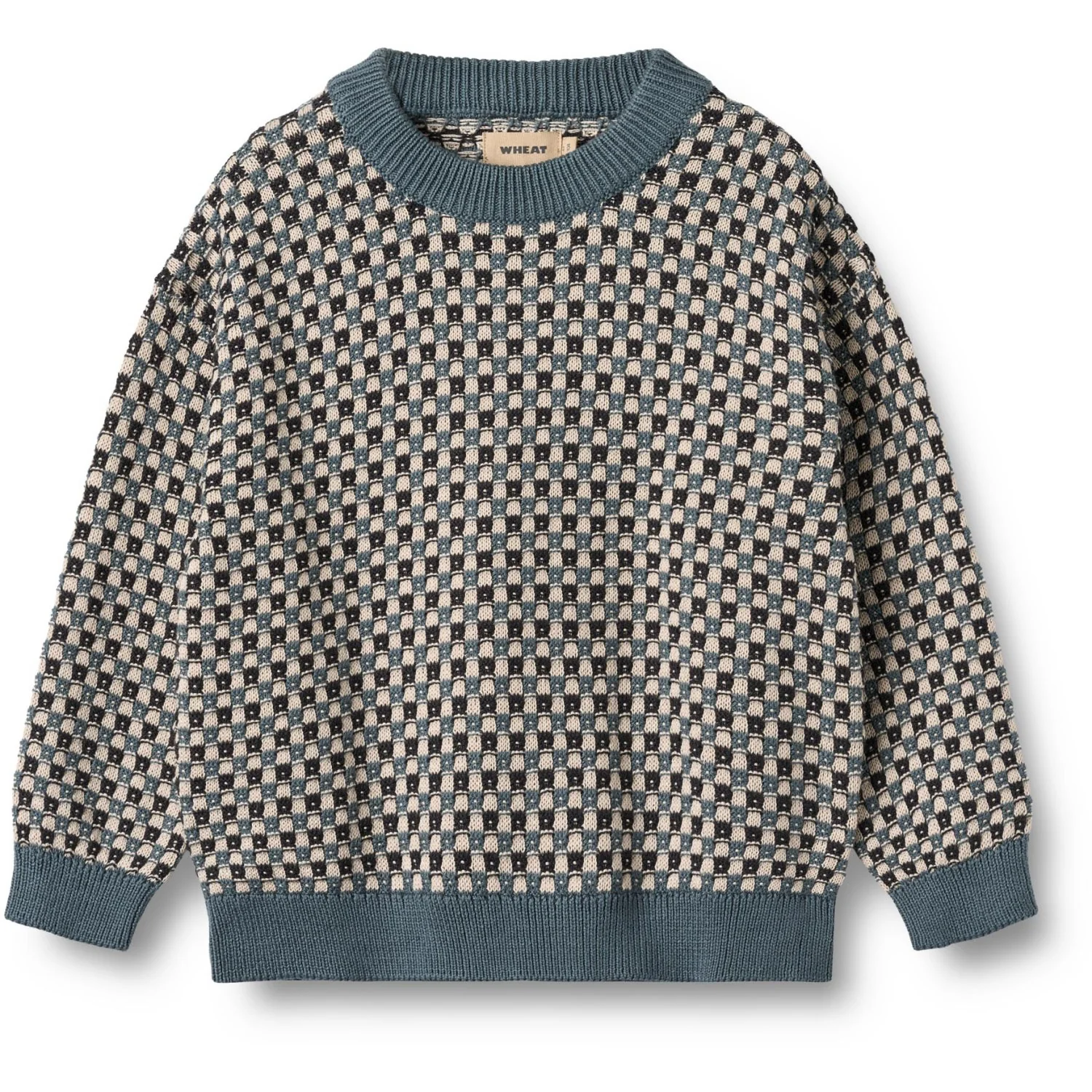 Wheat Stormy Weather Jaquard Pullover Flores