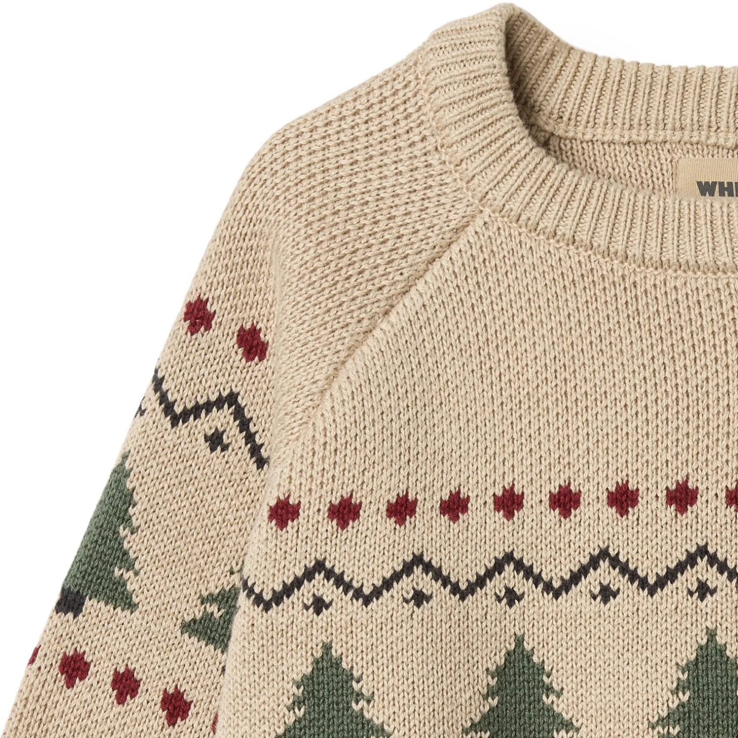 Wheat Warm Sand Jacquard Pullover Balou - Image 3