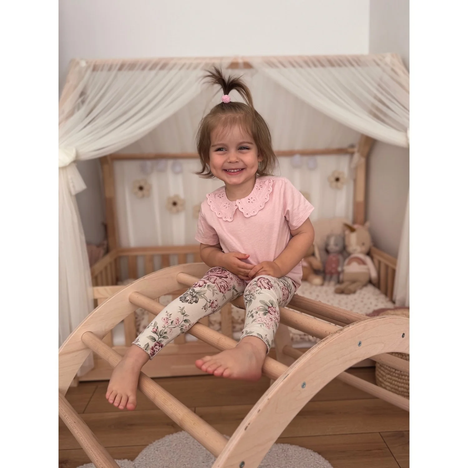 Woobiboo Natural Montessori Wooden Rocker M - Image 2