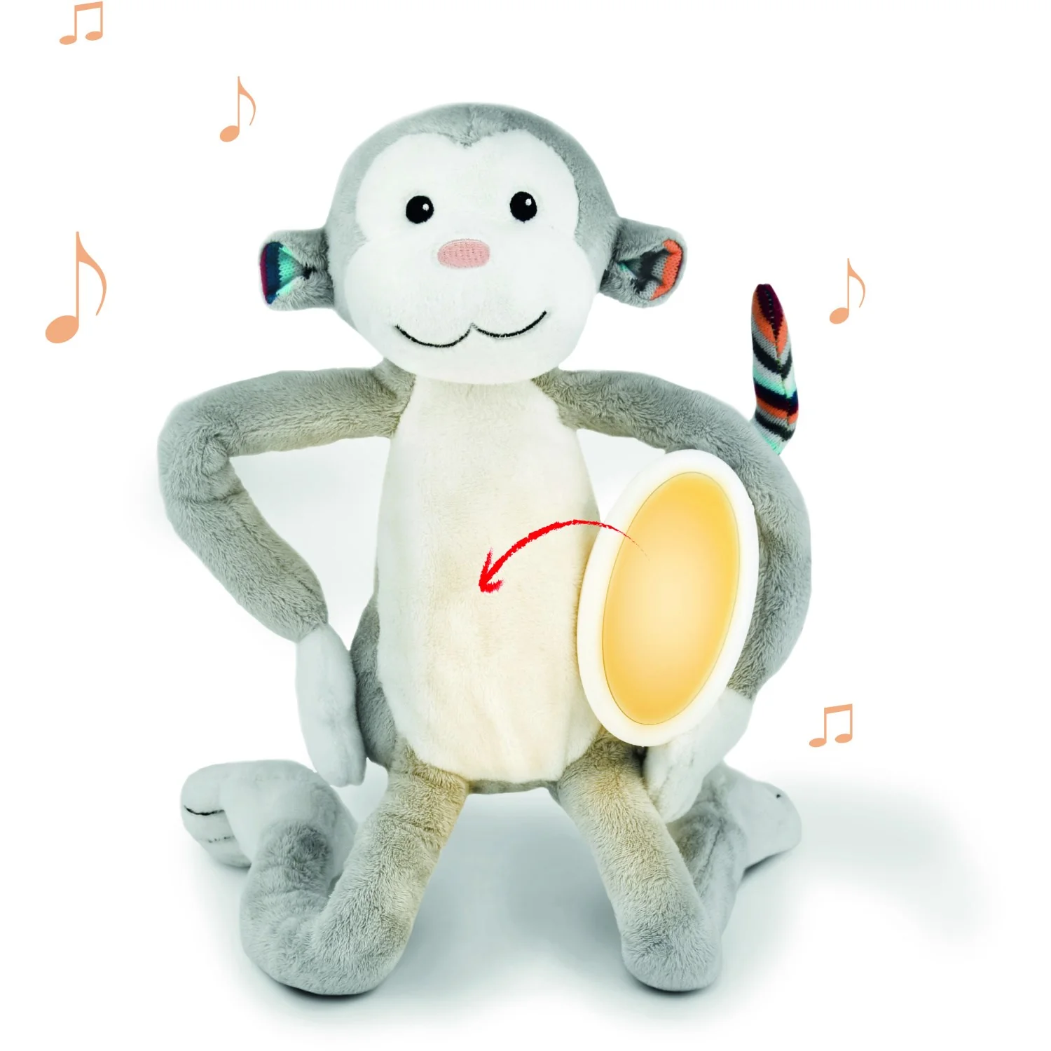 Zazu Grey Max The Monkey Nightlight - Image 5